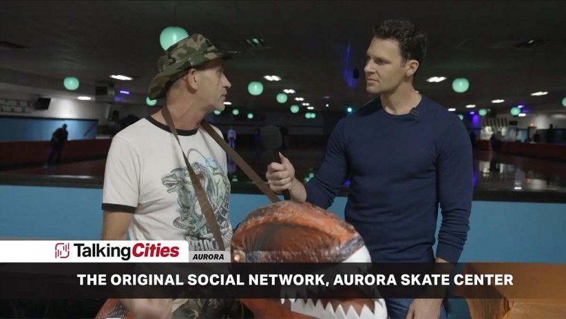 Rolling into a Good Time at the Aurora Skate Center Adult Costume Night